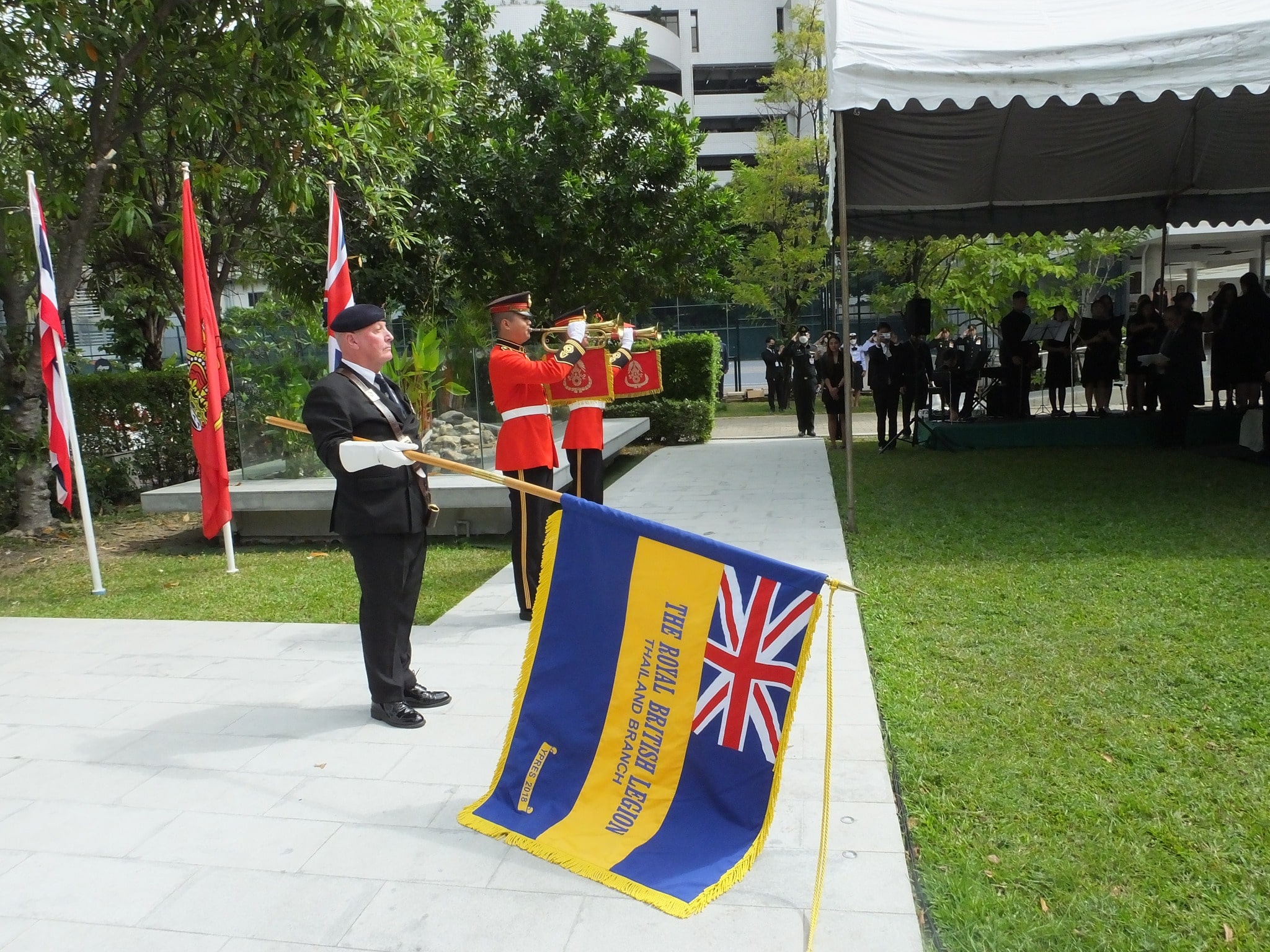 Standard Bearer at the British Club